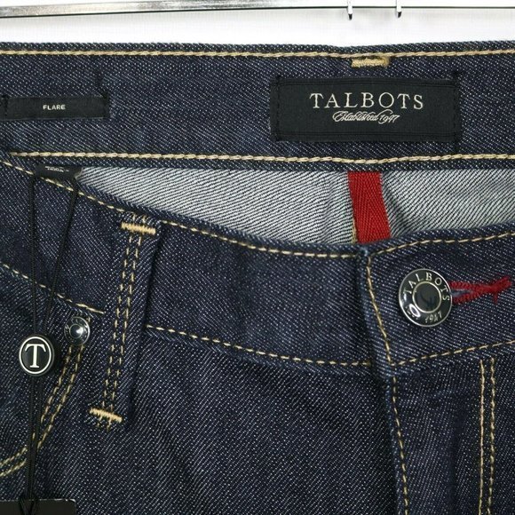 Talbots Flare Jeans‎ Dark Stretch 12 X 32 - Picture 8 of 10